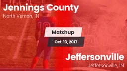 Matchup: Jennings County High vs. Jeffersonville  2017