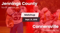 Matchup: Jennings County High vs. Connersville  2018