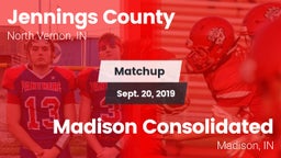 Matchup: Jennings County High vs. Madison Consolidated  2019