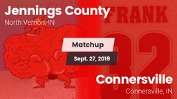 Matchup: Jennings County High vs. Connersville  2019