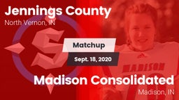 Matchup: Jennings County High vs. Madison Consolidated  2020