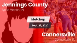 Matchup: Jennings County High vs. Connersville  2020
