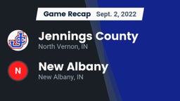 Recap: Jennings County  vs. New Albany  2022