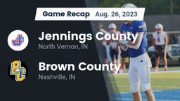Recap: Jennings County  vs. Brown County  2023