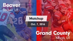 Matchup: Beaver  vs. Grand County  2016
