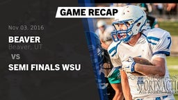 Recap: Beaver  vs. Semi Finals WSU 2016