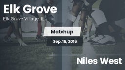Matchup: Elk Grove High vs. Niles West  2016
