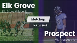 Matchup: Elk Grove High vs. Prospect  2016