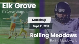 Matchup: Elk Grove High vs. Rolling Meadows  2018