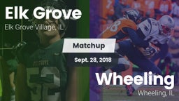 Matchup: Elk Grove High vs. Wheeling  2018