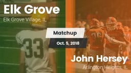 Matchup: Elk Grove High vs. John Hersey  2018