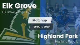 Matchup: Elk Grove High vs. Highland Park  2020