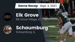 Recap: Elk Grove  vs. Schaumburg  2021