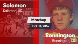 Matchup: Solomon vs. Bennington  2016