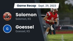 Recap: Solomon  vs. Goessel  2023