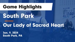 South Park  vs Our Lady of Sacred Heart  Game Highlights - Jan. 9, 2024