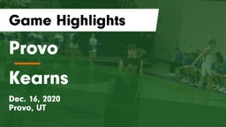 Provo  vs Kearns  Game Highlights - Dec. 16, 2020