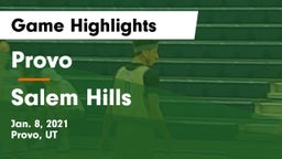 Provo  vs Salem Hills  Game Highlights - Jan. 8, 2021