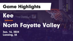 Kee  vs North Fayette Valley Game Highlights - Jan. 16, 2024