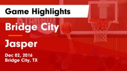 Bridge City  vs Jasper  Game Highlights - Dec 02, 2016
