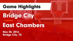 Bridge City  vs East Chambers  Game Highlights - Nov 30, 2016
