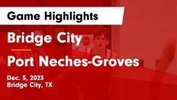 Bridge City  vs Port Neches-Groves  Game Highlights - Dec. 5, 2023