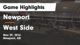 Newport  vs West Side  Game Highlights - Nov 29, 2016