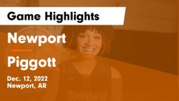 Newport  vs Piggott  Game Highlights - Dec. 12, 2022