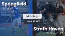 Matchup: Springfield High Sch vs. Strath Haven  2017