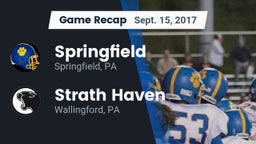 Recap: Springfield  vs. Strath Haven  2017