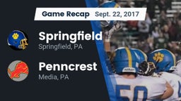 Recap: Springfield  vs. Penncrest  2017