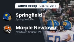 Recap: Springfield  vs. Marple Newtown  2017