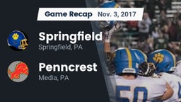 Recap: Springfield  vs. Penncrest  2017