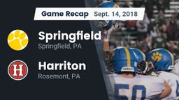 Recap: Springfield  vs. Harriton  2018