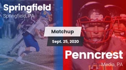 Matchup: Springfield High Sch vs. Penncrest  2020
