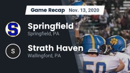 Recap: Springfield  vs. Strath Haven  2020