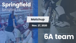 Matchup: Springfield High Sch vs. 6A team 2020