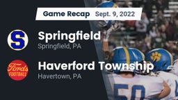 Recap: Springfield  vs. Haverford Township  2022