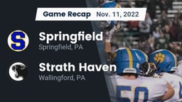 Recap: Springfield  vs. Strath Haven  2022