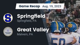 Recap: Springfield  vs. Great Valley  2023