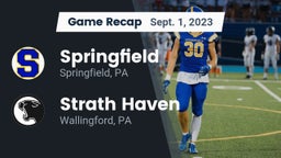 Recap: Springfield  vs. Strath Haven  2023