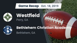 Recap: Westfield  vs. Bethlehem Christian Academy  2019