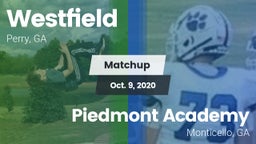 Matchup: Westfield High vs. Piedmont Academy  2020
