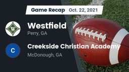 Recap: Westfield  vs. Creekside Christian Academy 2021