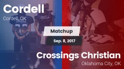 Matchup: Cordell  vs. Crossings Christian  2017