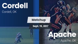 Matchup: Cordell  vs. Apache  2017