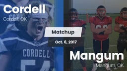 Matchup: Cordell  vs. Mangum  2017