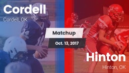 Matchup: Cordell  vs. Hinton  2017