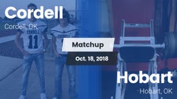 Matchup: Cordell  vs. Hobart  2018