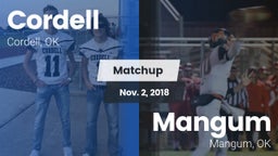 Matchup: Cordell  vs. Mangum  2018